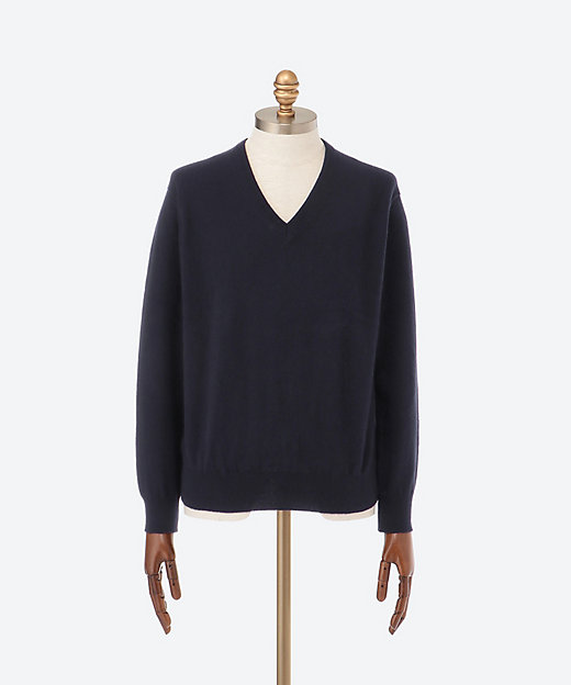 カシミヤVネックセーター | ALPHA (Men)/アルファー | 三越伊勢丹