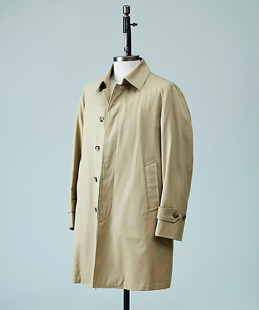 3シーズン対応【定番】コンパクトスピンギャバジン ステンカラー