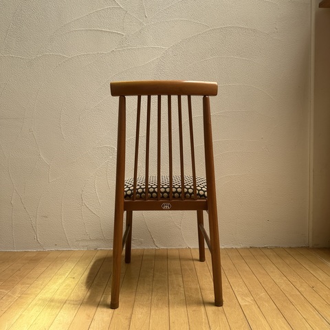 usedリメイクチェア ダイニングチェア 松田家具 ドット柄 | オリジナル