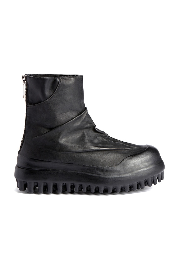 YEEZY Season 6 Suede Combat Boots in Graphite | FWRD