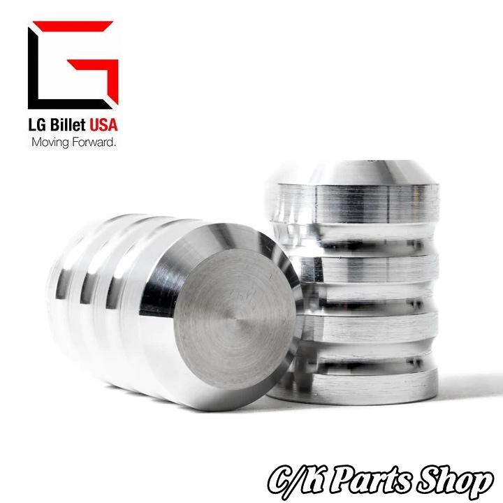 ビレットワイパーデリートキャップ 左右セット マシンド シルバー C