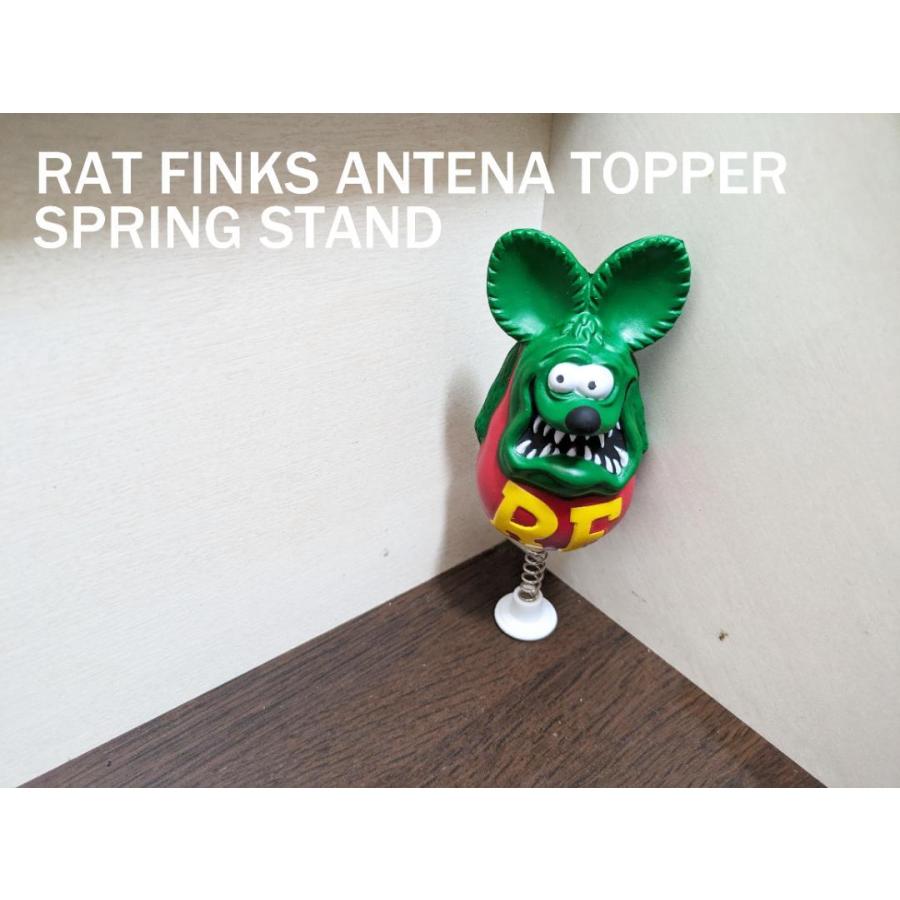 スプリングスタンド アンテナボールRat Fink 付き Rat スクイーズ
