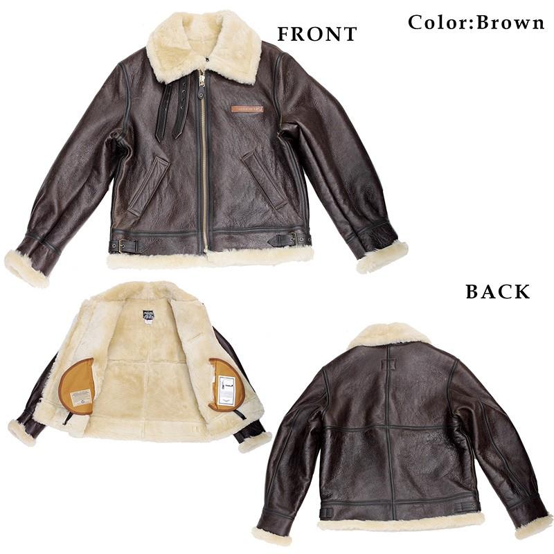 AVIREX（アヴィレックス） 本革 B-3ジャケット ムートンジャケット