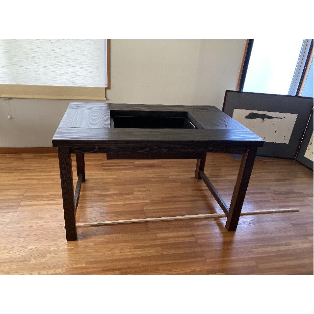 灰 五徳 酒燗器 徳利セット】ダイニング囲炉裏テーブル5点セット