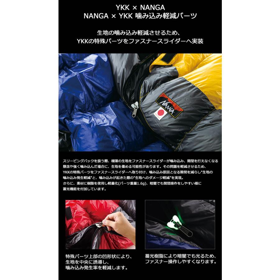 NANGA（ナンガ） 寝袋 シュラフ オーロラ 350 STD スリーピングバッグ