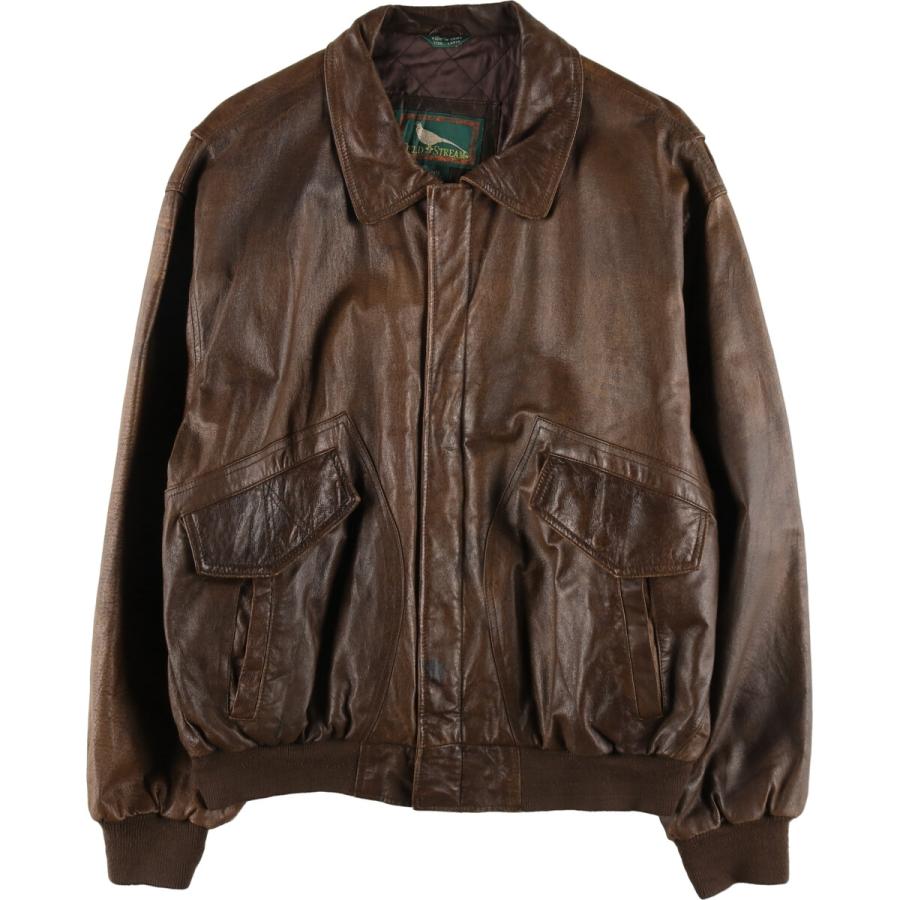 古着 90年代 フィールドアンドストリーム FIELD AND STREAM レザー