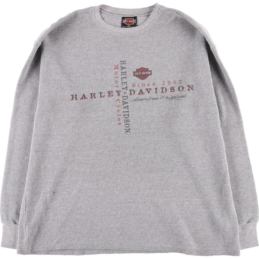 古着 00年代 ハーレーダビッドソン Harley-Davidson サーマルロンT