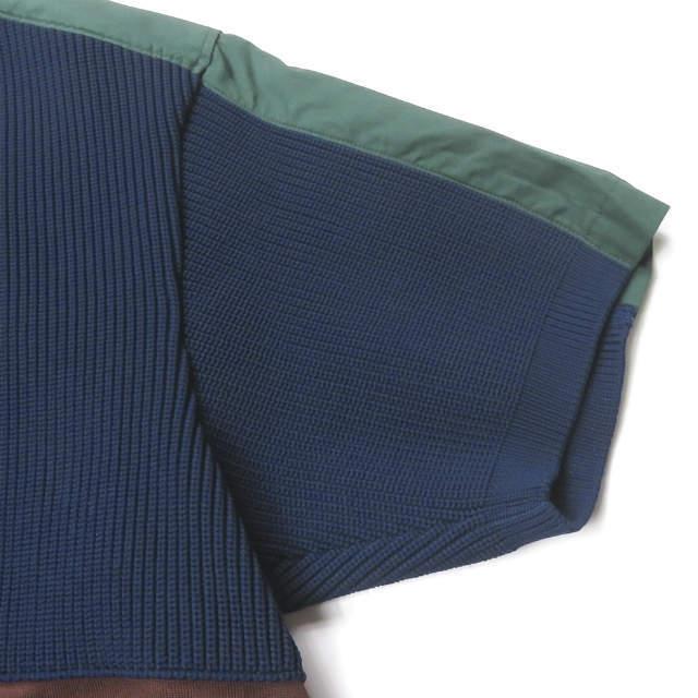 新品 kolor カラー 21SS 強撚天竺 S/S KNIT ドッキングニット