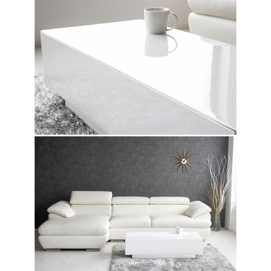 テーブル センターテーブル ローテーブル 引き出し 収納 白 おしゃれ