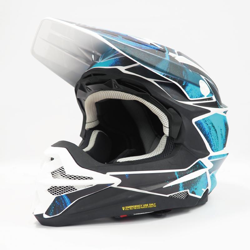 VFX-WR用 ヘルメットデカール Mサイズ サイケデリック ブルー オフ