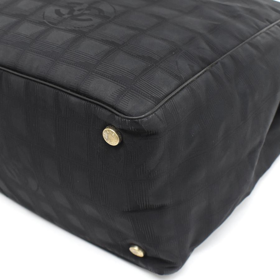 ニュートラベルライン シャネル トートバッグ ナイロン ブラック