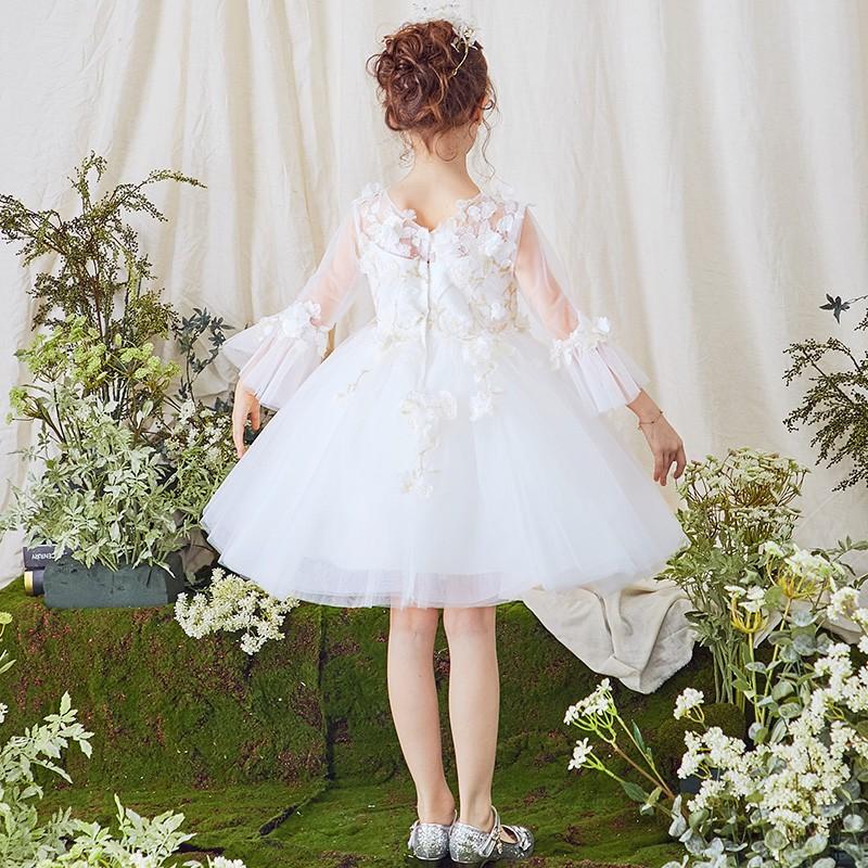 子供ドレス フラワーガール ドレス ミニドレス 子ども ピアノ発表会