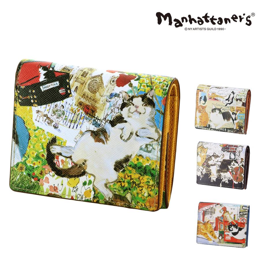 Manhattaner's（マンハッタナーズ） 財布 二つ折り財布 2つ折り ミニ