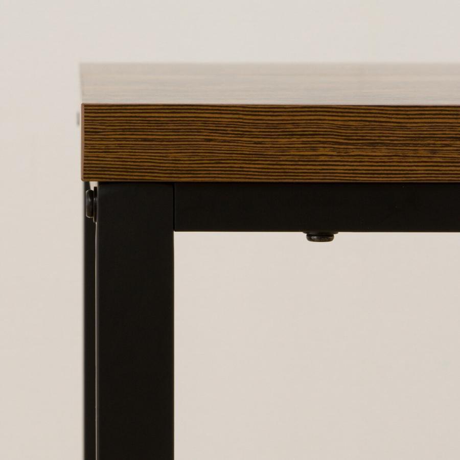 ニトリ（NITORI） 幅70 ダイニングテーブル3点セット(DTステイン70MBR