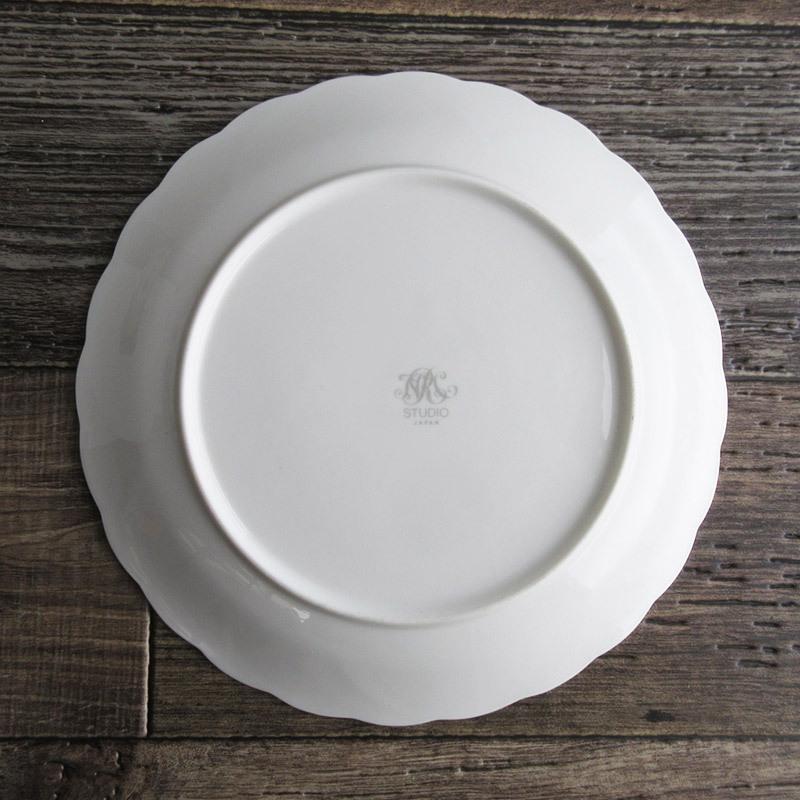 NARUMI プレート 皿 食器 NRC STUDIO JAPAN 木の実 青い花柄 / ナルミ