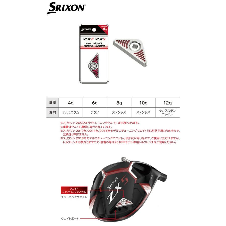 SRIXON スリクソン ZX7 /ZX5 ドライバー専用 別売りカートリッジ