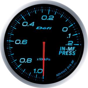 Defi（デフィ） Defi ADVANCE BF ブルー 油温計 ＆ 油圧計（60φ） 2