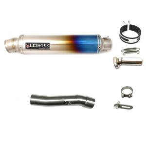 純正エキパイ専用 50.8mm マフラー中間パイプ付き VT250F VTZ250 FG FH