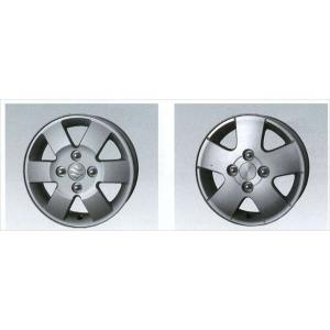 ラパン アルミホイール（13インチ）シルバー スズキ純正部品 パーツ