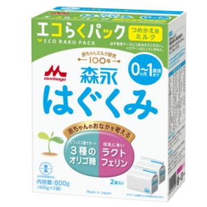 E赤ちゃん 【6箱セット】森永 エコらくパック つめかえ用【※別途送料