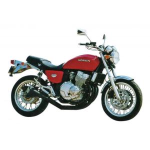 MRS ショート管 HONDA CB400F/398/408 ブラック エムテック MRS-MUH40