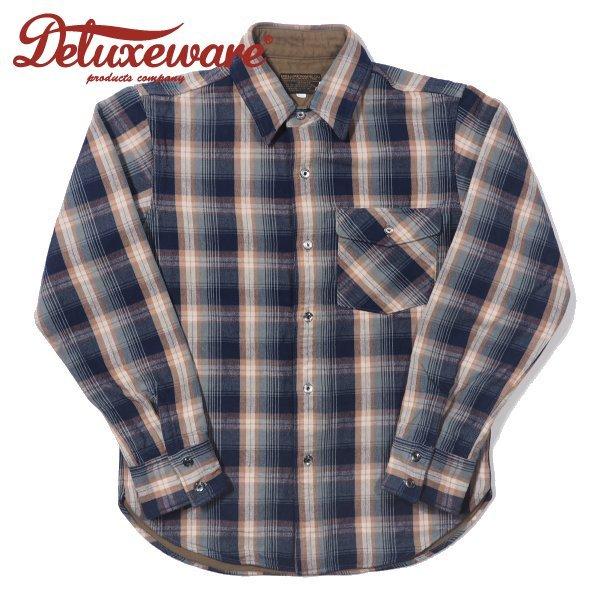 DELUXEWARE（デラックスウエア） ヘビー フランネルシャツ ジョン