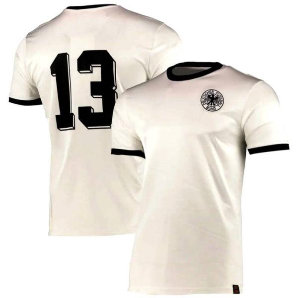 西ドイツ代表 1974 ホーム 半袖 ユニフォーム ミュラー13/復刻モデル