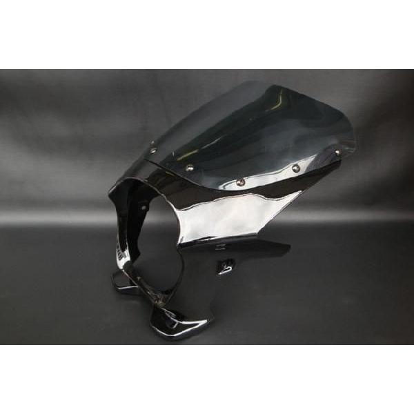 aiNET（アイネット） (XJR1300) ビキニカウル 黒/ブラック (エアロ