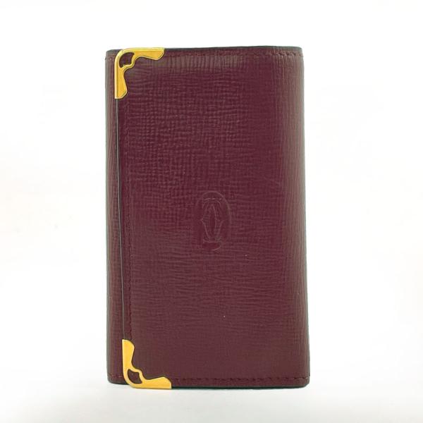 Cartier（カルティエ） キーケース マストライン 6連 レザー ボルドー