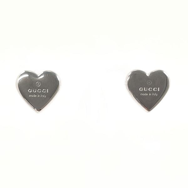 GUCCI（グッチ） ピアス トレードマークハート ロゴ シルバー925