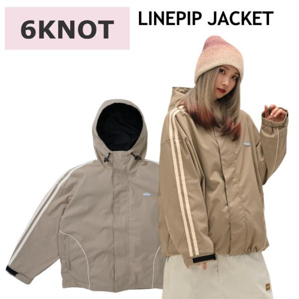 ☆ 25-26 6KNOT LINEPIP JACKET カラー:SAND KHAKI 6K2510 シックス