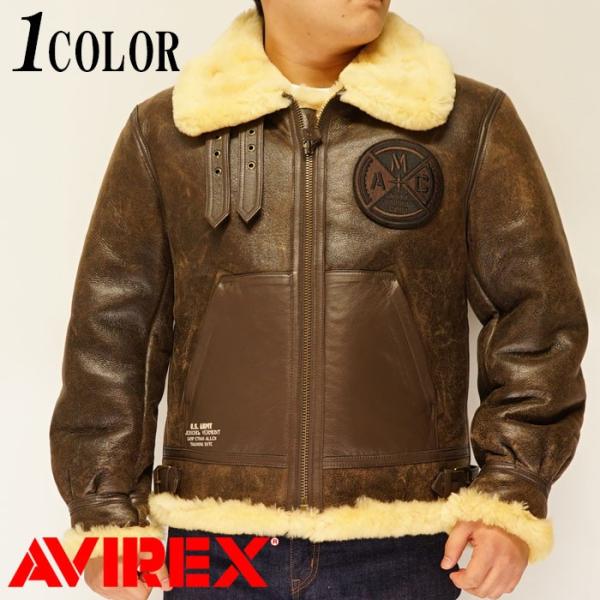 AVIREX（アヴィレックス） レザー ジャケット B-3 アウター メンズ 本