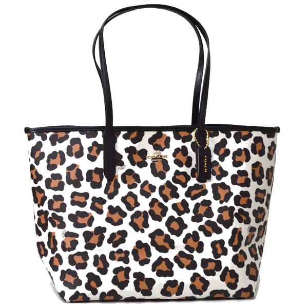 COACH（コーチ） バッグ オセロット ヒョウ柄 レオパード シティ