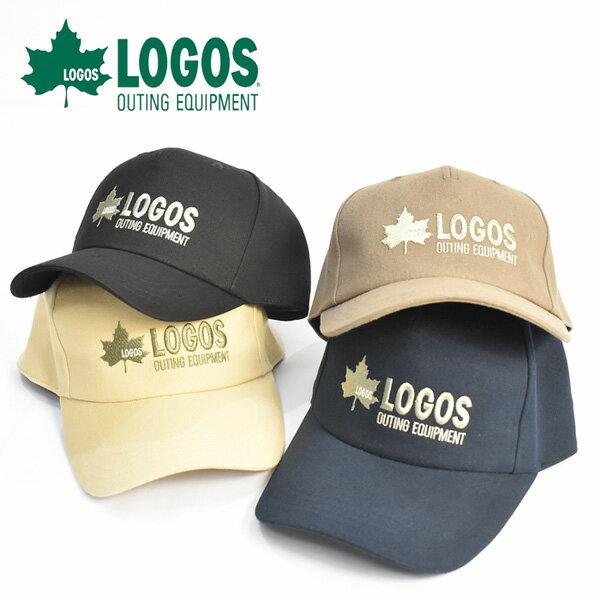 LOGOS（ロゴス） ロゴ刺繍 ベースボールキャップ 帽子 メンズ