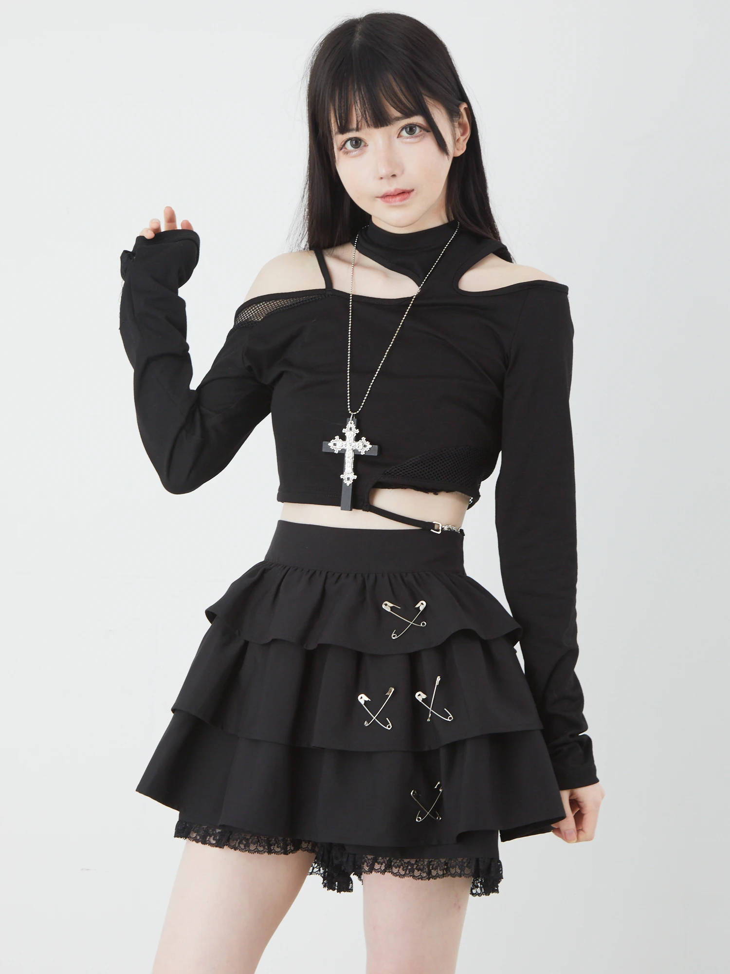 ティアード安全ピン スカパン - Jamie エーエヌケー(ジェイミーエー