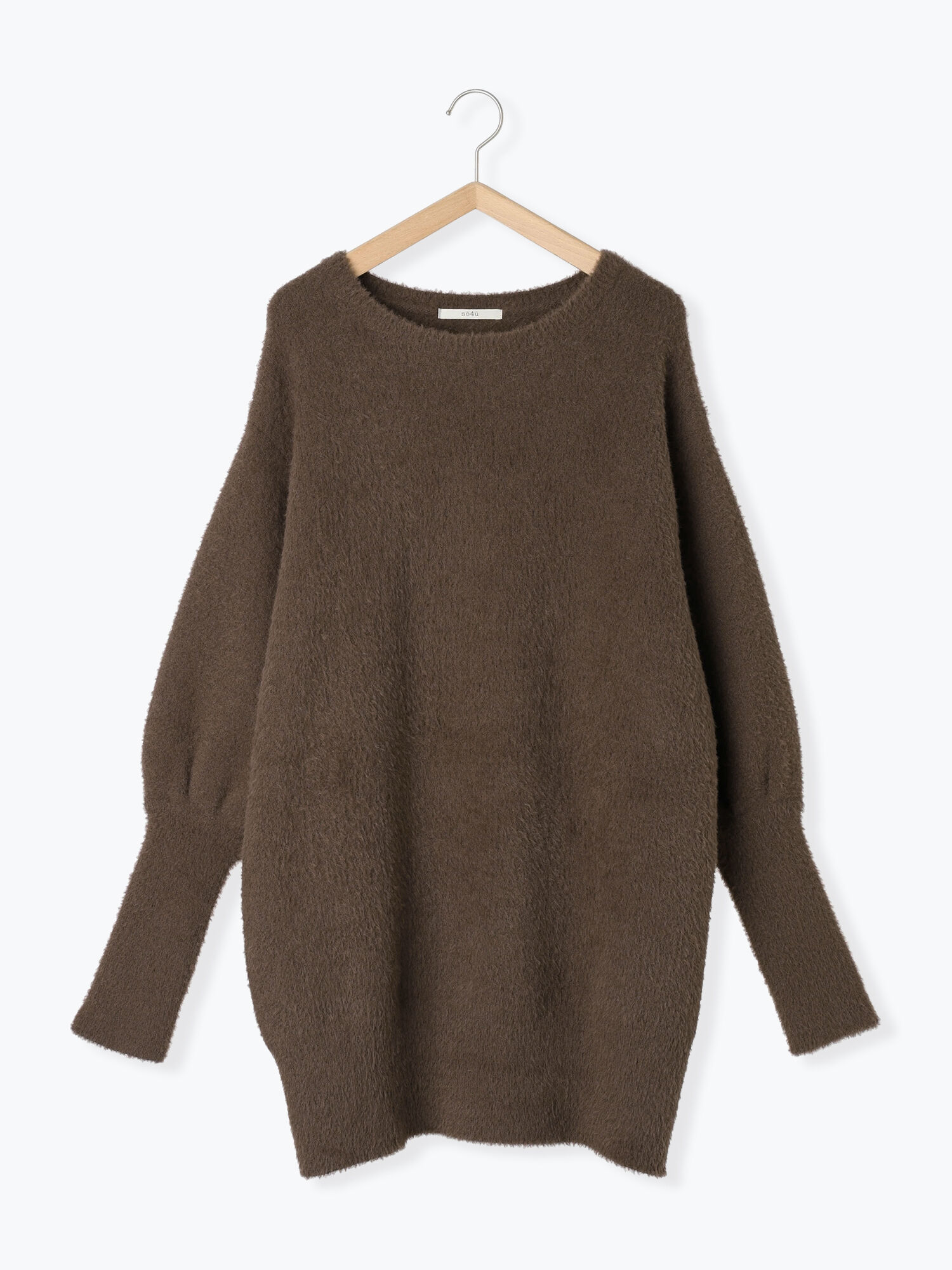 セール】 ニットミニワンピース（ベージュ/ブラウン/ワンピース