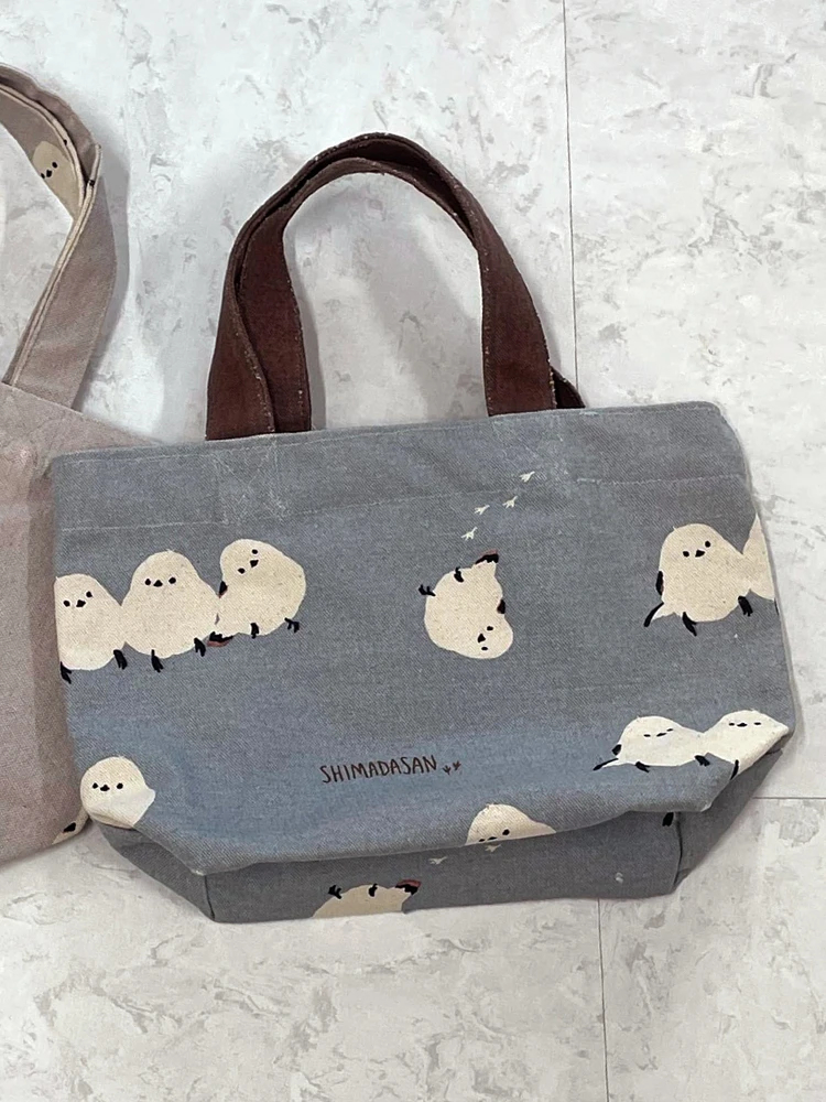 しまえながのしまださん】ミニトートバッグ(マルチブルー) / Hare no