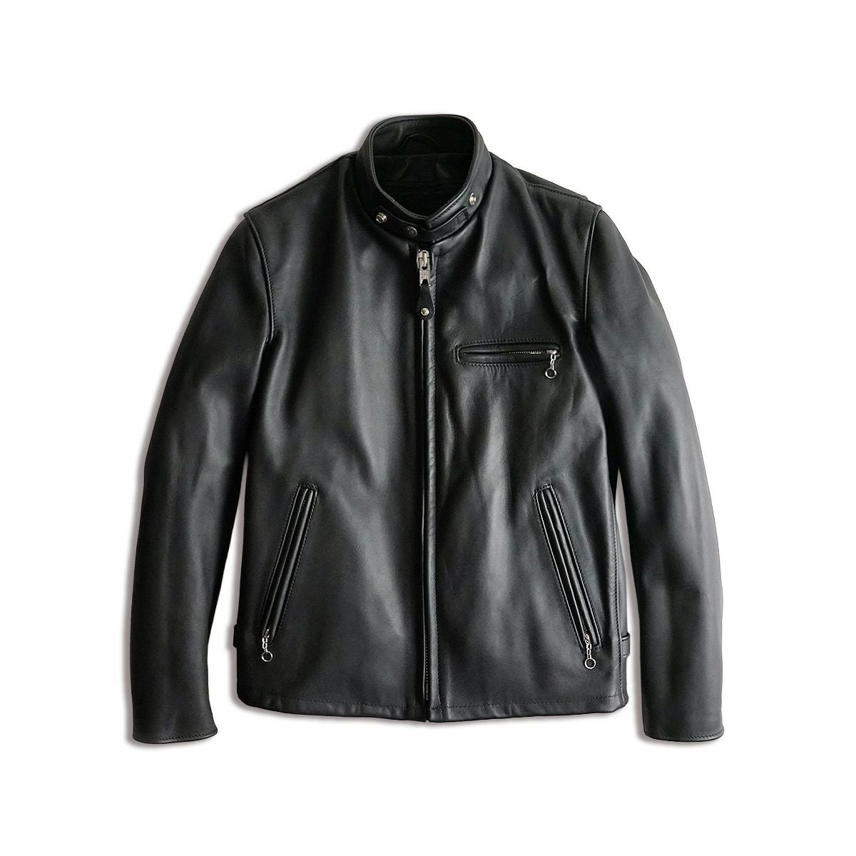 ショット SCHOTT 641 スタンドカラーシングルライダース ブラック