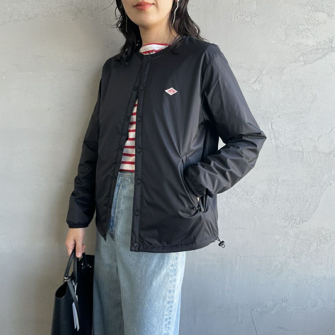 DANTON [ダントン] インサレーションノーカラージャケット [DT