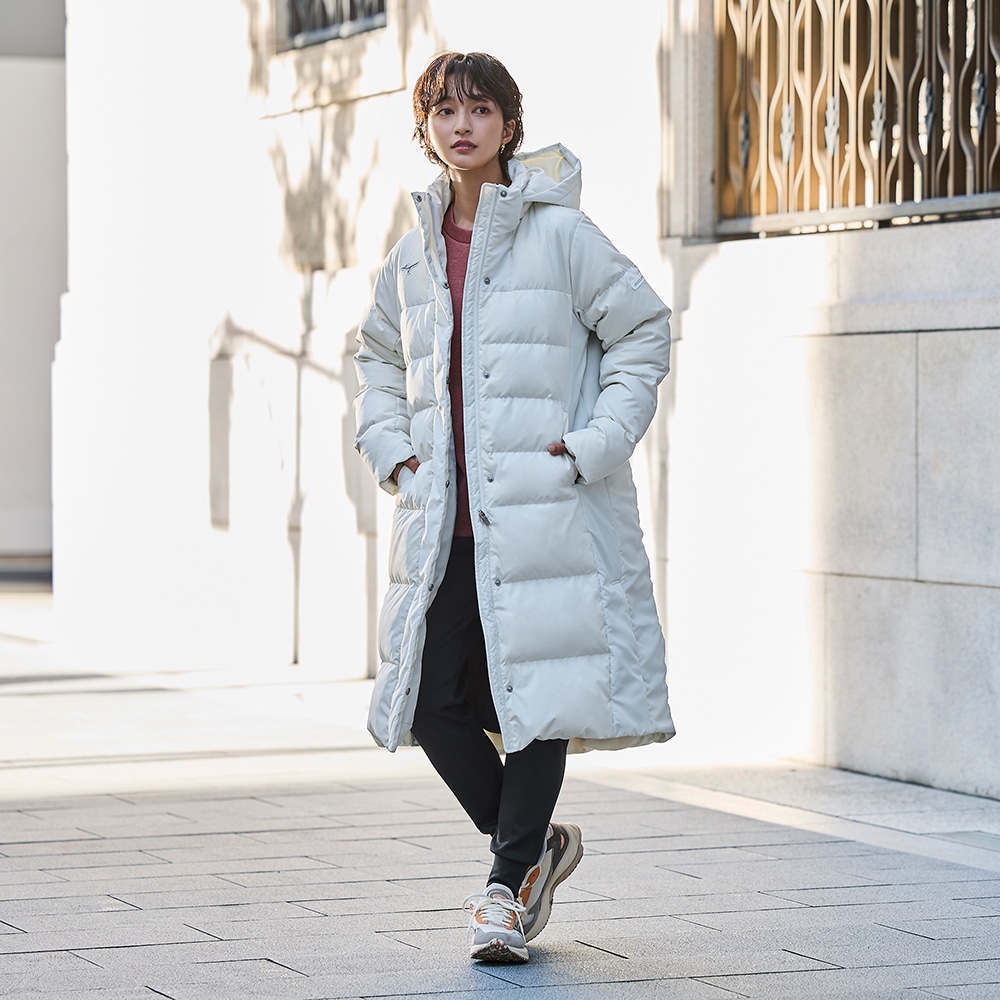 ミズノハイブリッドダウンコート|32MEB852|ミズノトレーニング