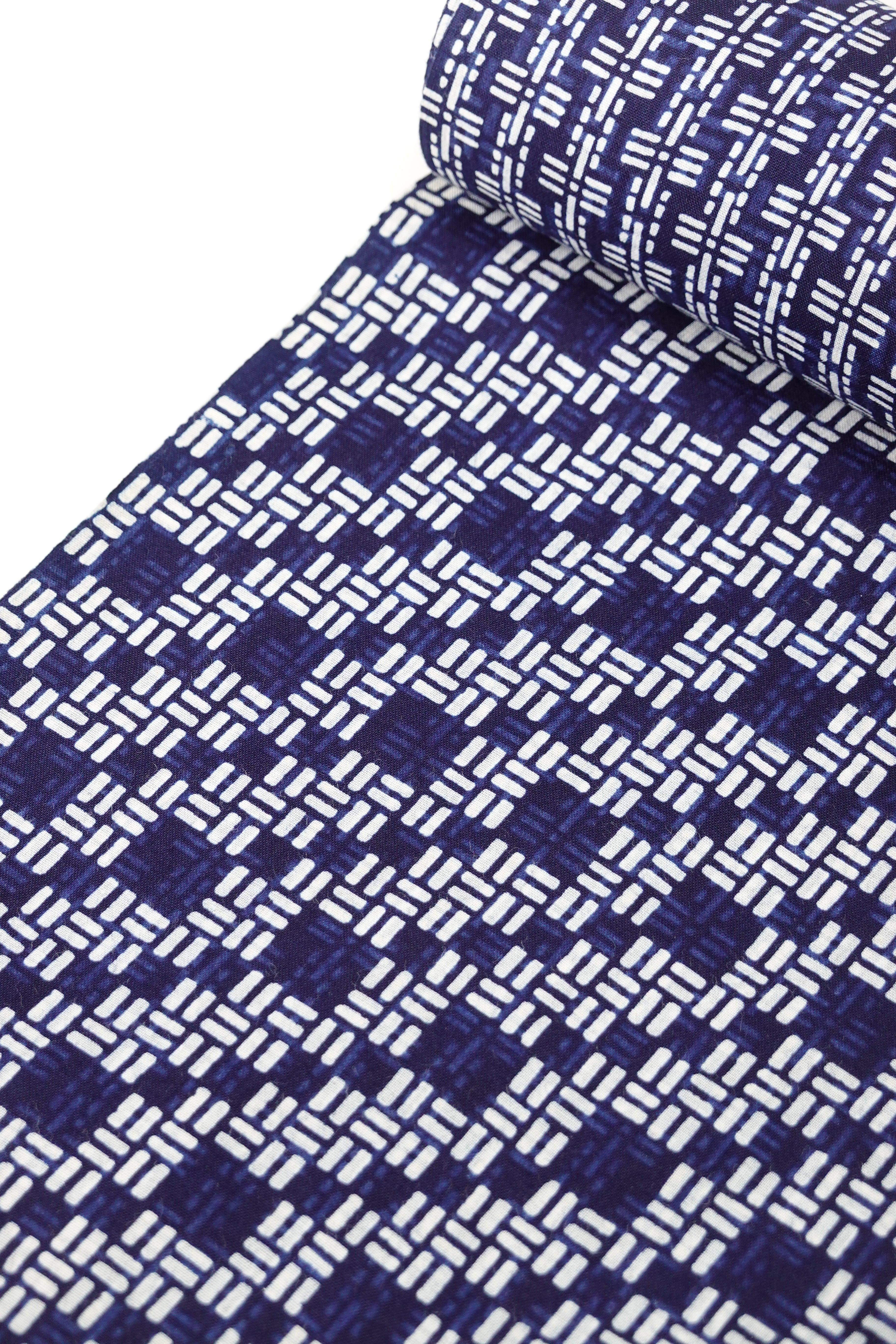 竺仙】両面染 浴衣地【籠染め】 – きものKUREHA