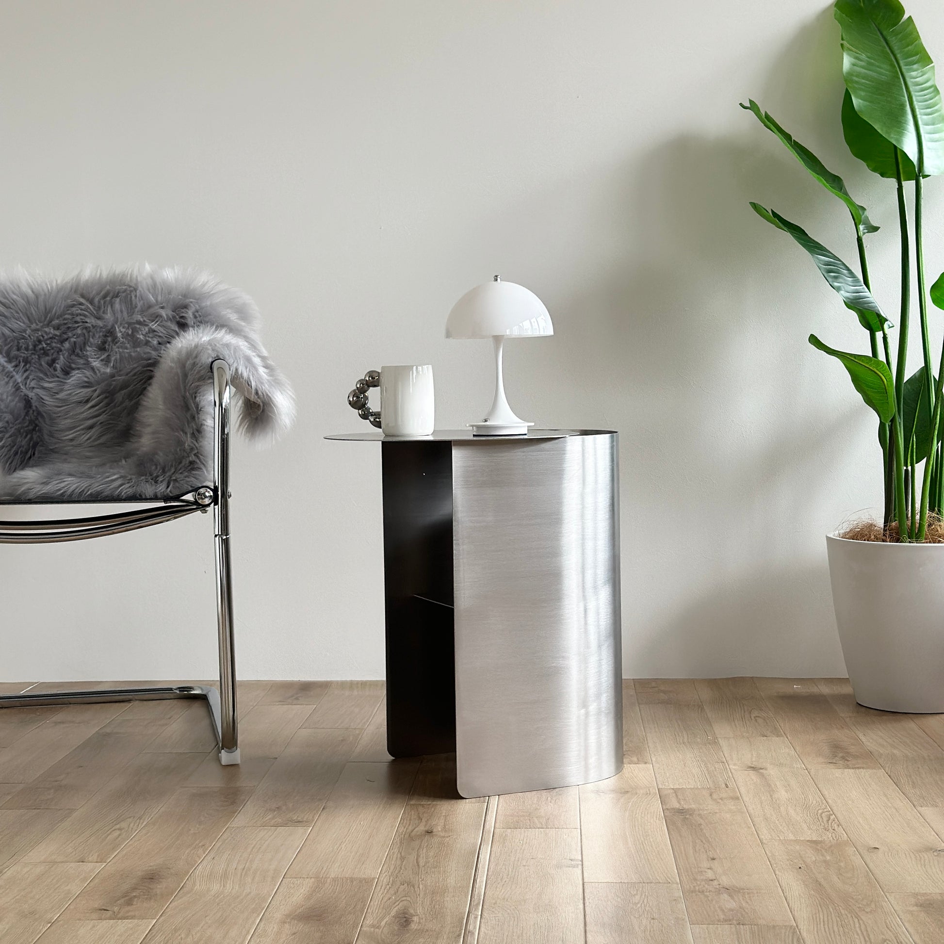 サイドテーブル｜ステンレスサイドテーブル- territory