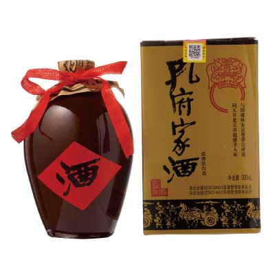 濃香型白酒】孔府家酒 (こうふかしゅ) 39度 中国白酒・500ml- 中国