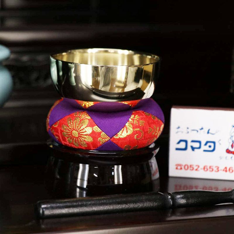 仏具 セット 瑠璃色 金蓮 陶器5点+おりんセット 香炉灰・マッチ付き