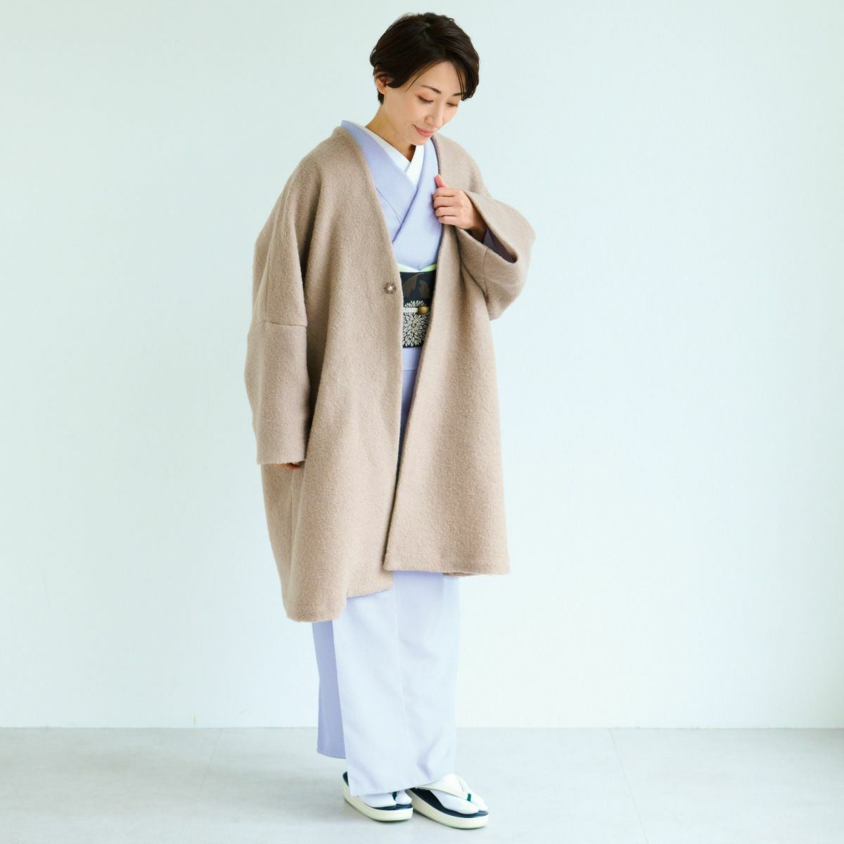 ☆25％OFF☆【CHIKUMO-千雲-】洗える着物 単衣仕立て 東レシルック江戸