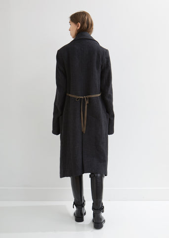 Norse Double Breasted Coat by Ann Demeulemeester– La Garçonne