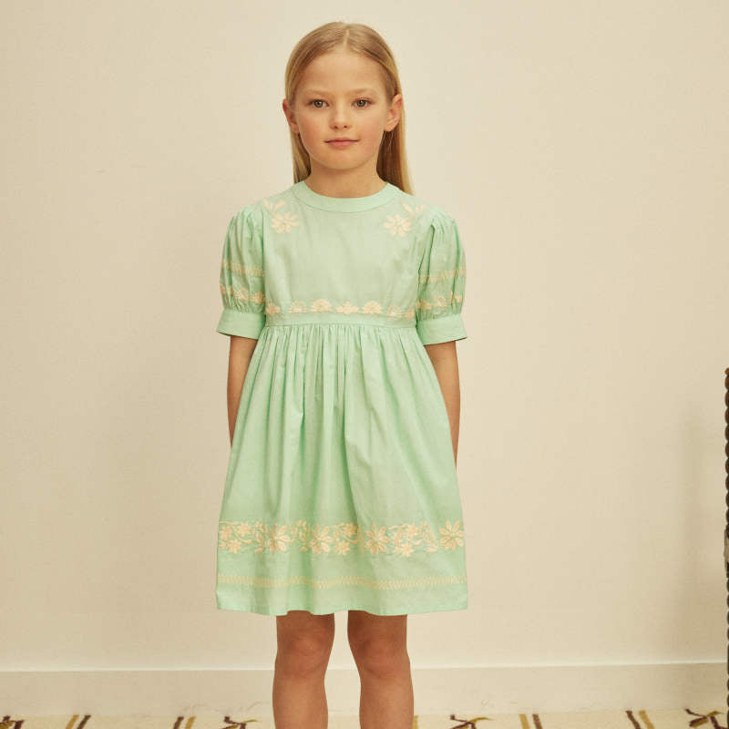 Apolina（アポリナ）2026SS MYA DRESS - seaglass - キッズワンピース