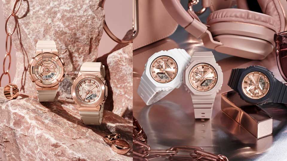 Gショック ピンクゴールドが主役のコンパクトモデル5型が登場！買取