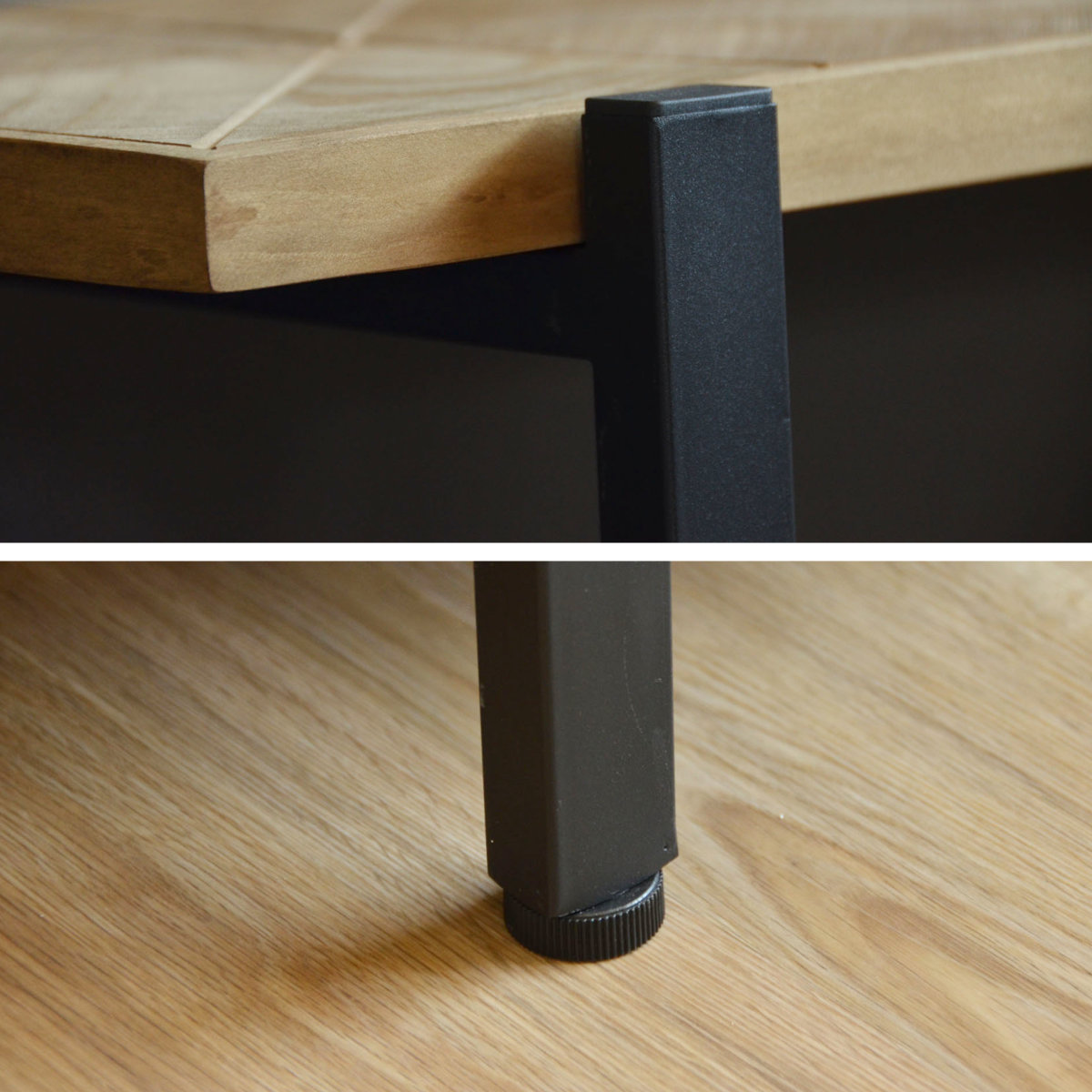 オープンラック 幅61cm 5段 組木 古材風 KALEIDO （ 本棚 収納棚 収納