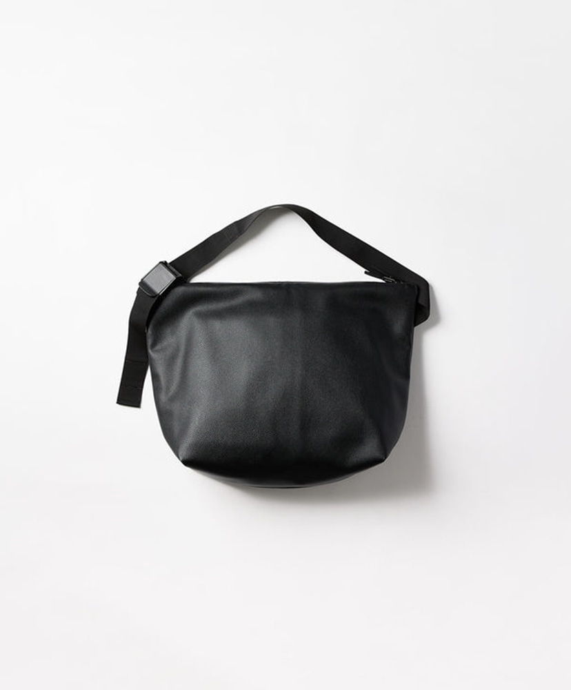 Leather Messenger Bag(FREE Black/ブラック): meltum